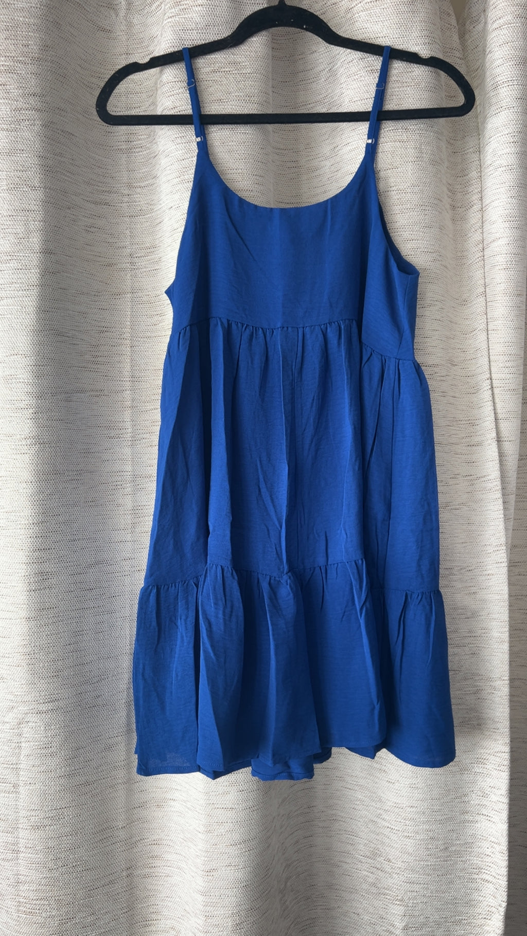 Royal Blue Tiered Dress