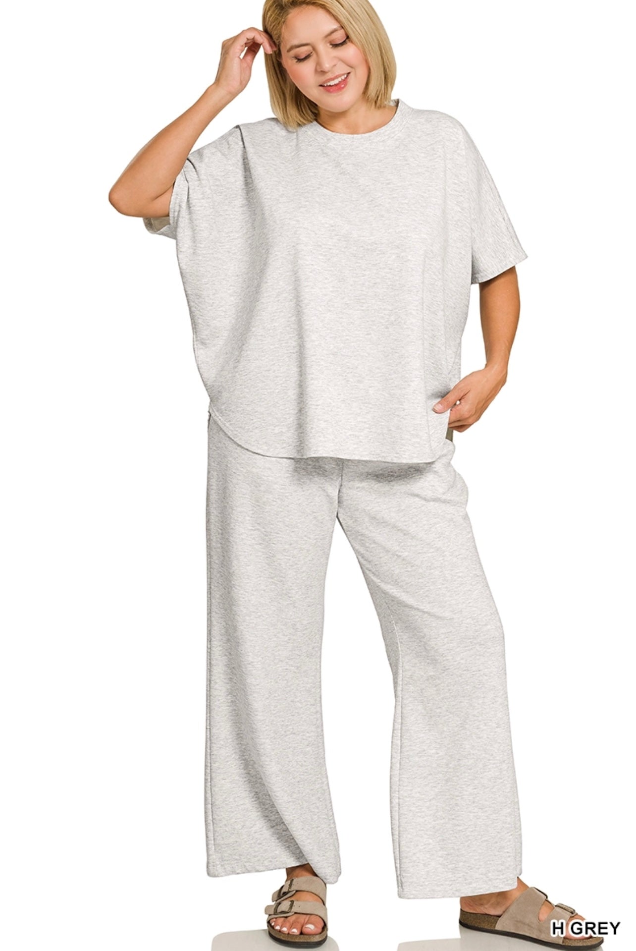 Curved Top & Pant Set