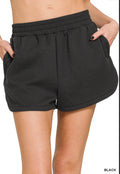 Athletic Shorts w/ Pockets - Black
