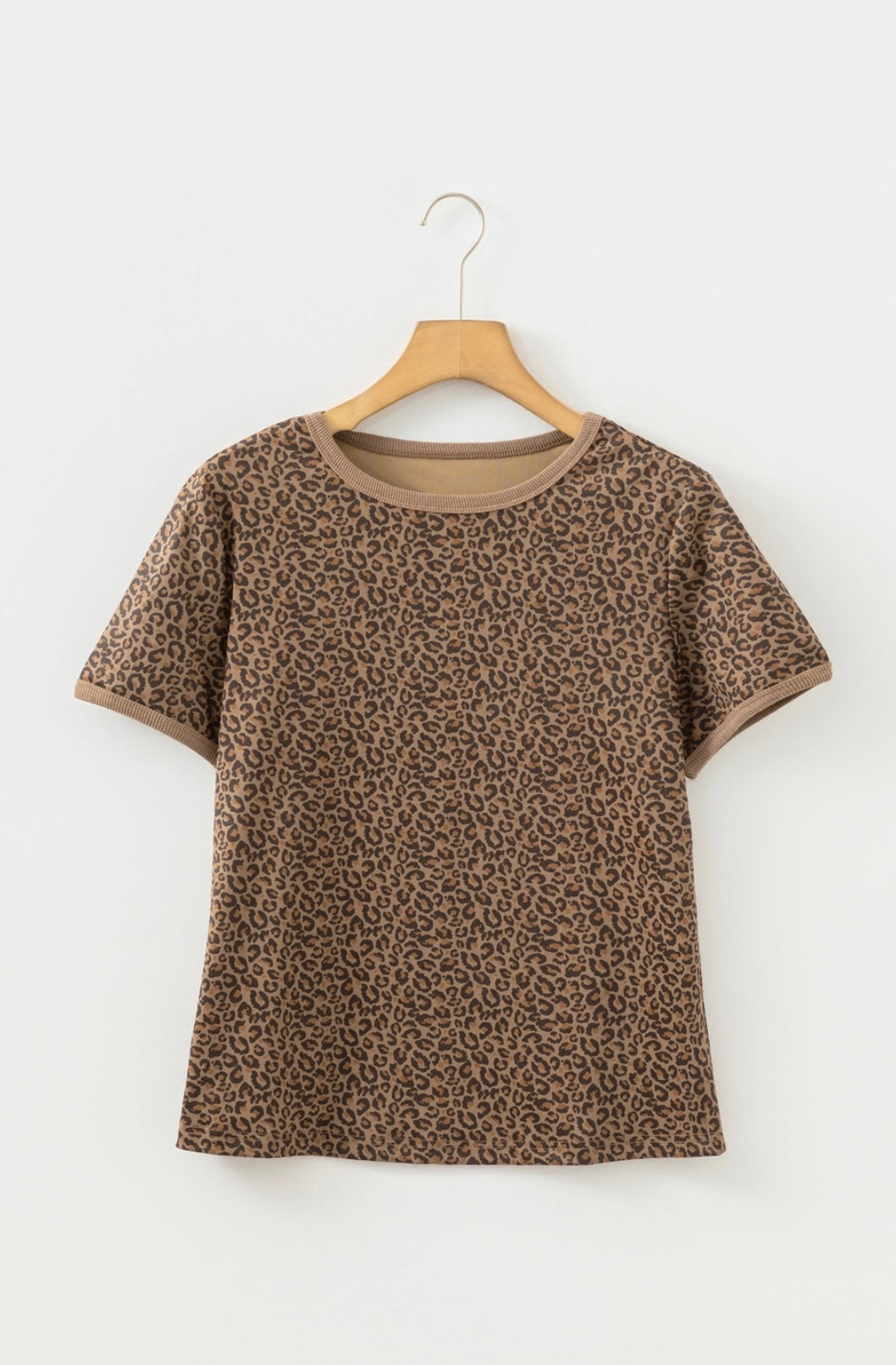 Leopard Crew Neck T-Shirt