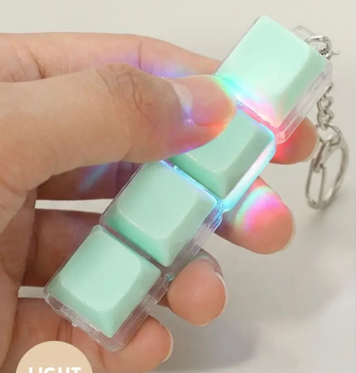 Light Up Clicker Keychain