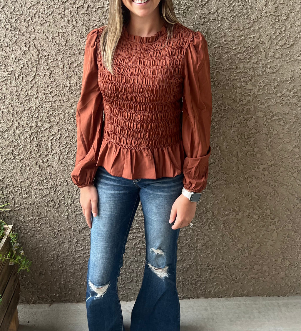 Western Long Sleeve Blouse