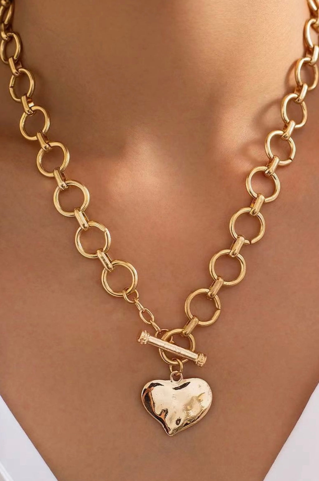 Heart Toggle Necklace