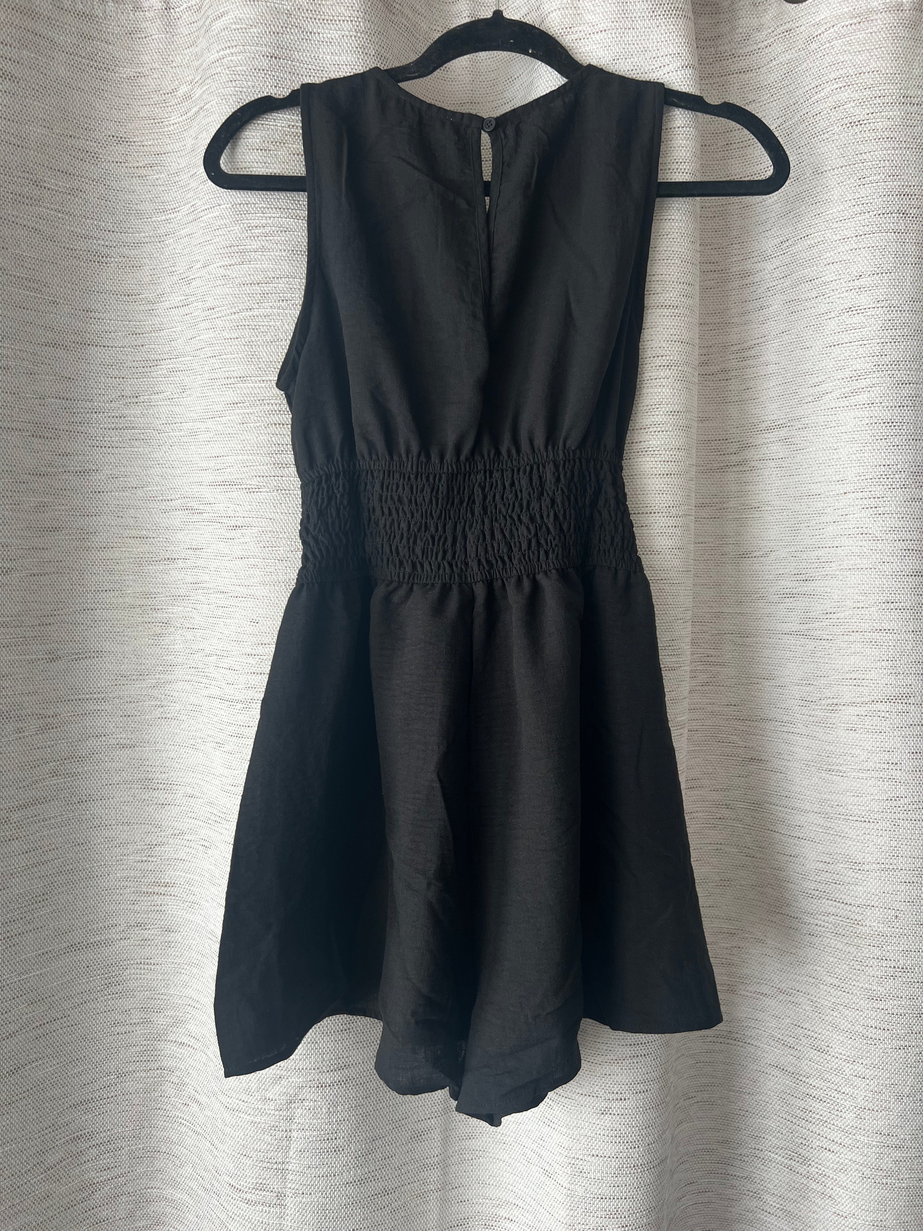 Sleeveless Romper - Black