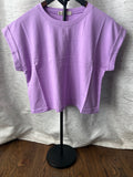 Cotton Crop Tee - Lavender