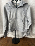 Acid Wash Fleece Pullover