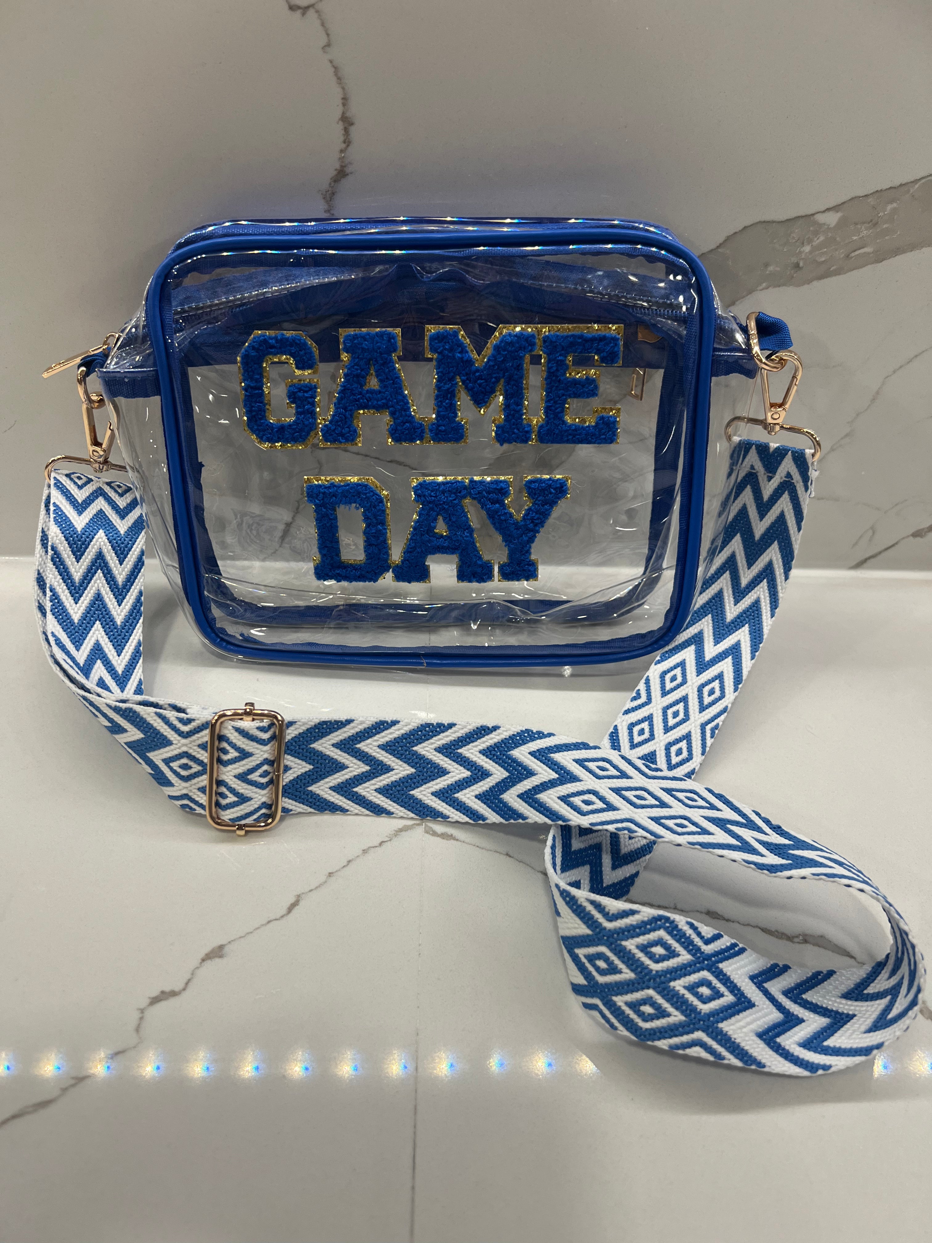 Game Day Clear Bag - Blue