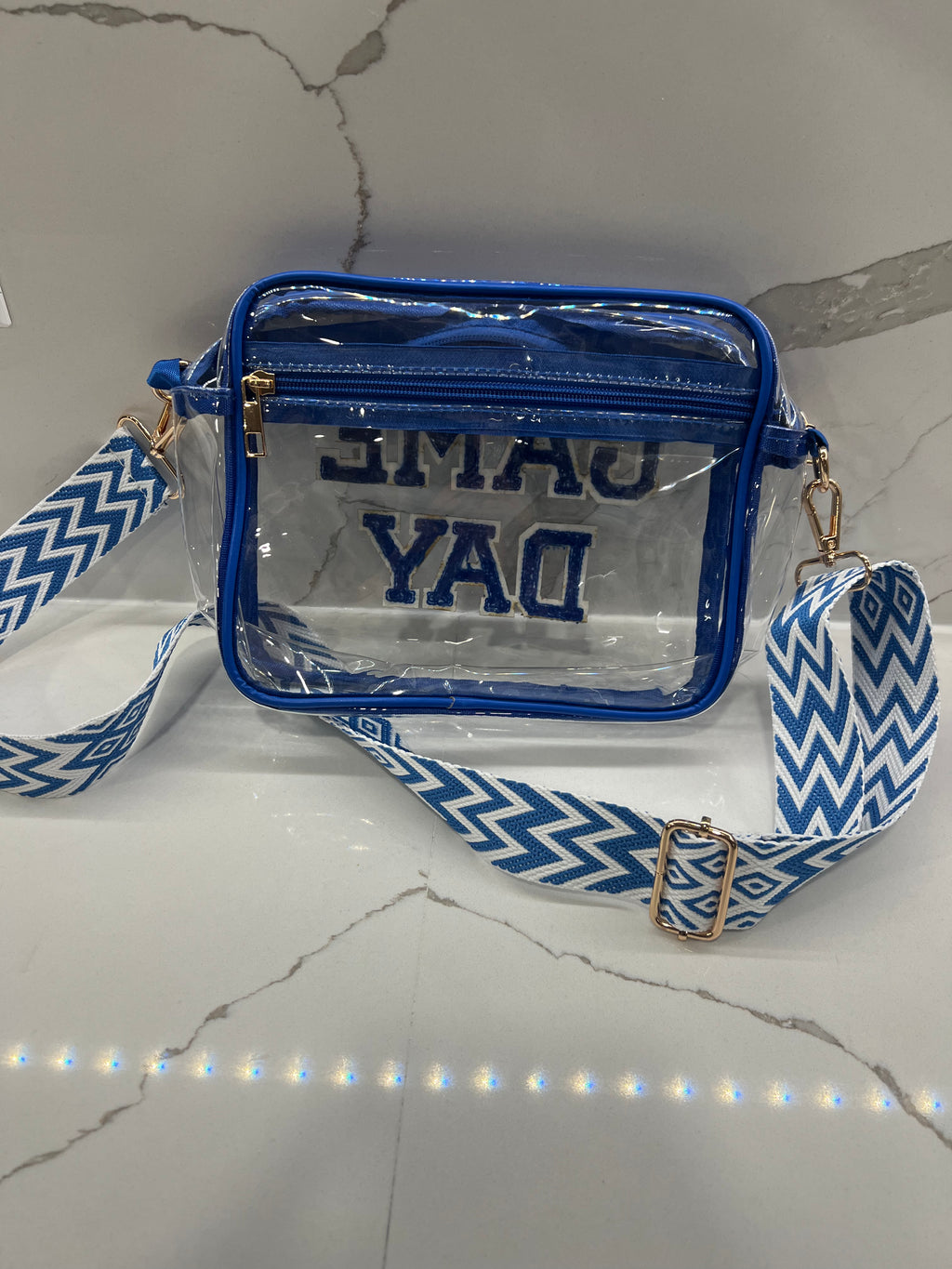 Game Day Clear Bag - Blue