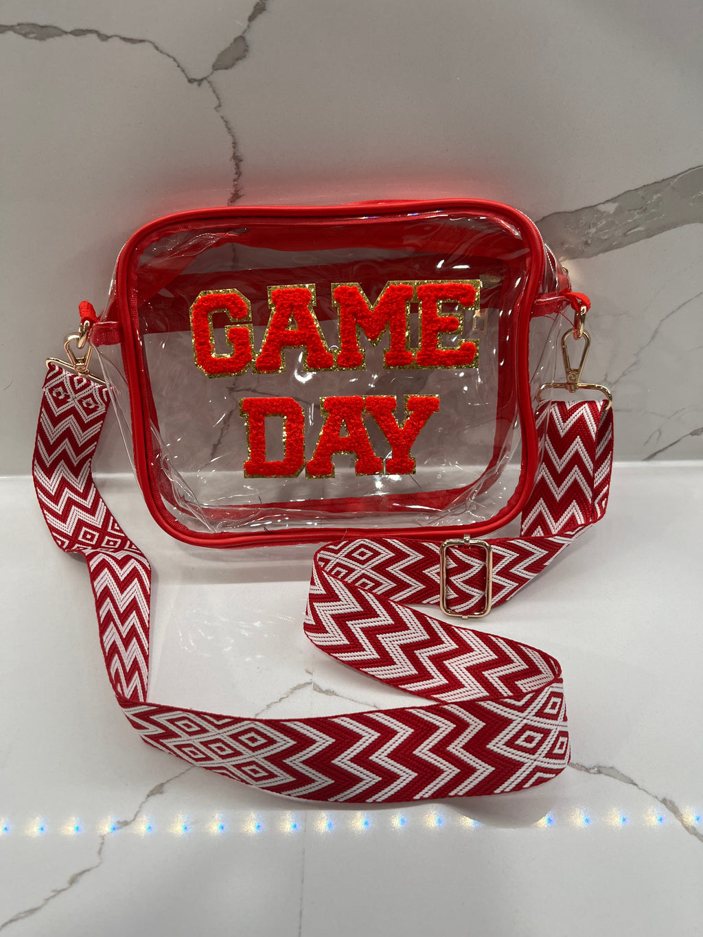 Game Day Clear Bag - Red