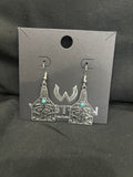 Cow Tag Earrings