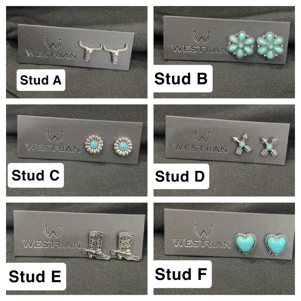 Stud Earrings - Multiple options