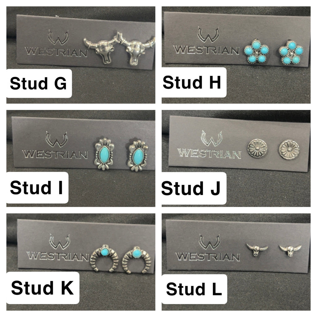 Stud Earrings - Multiple options