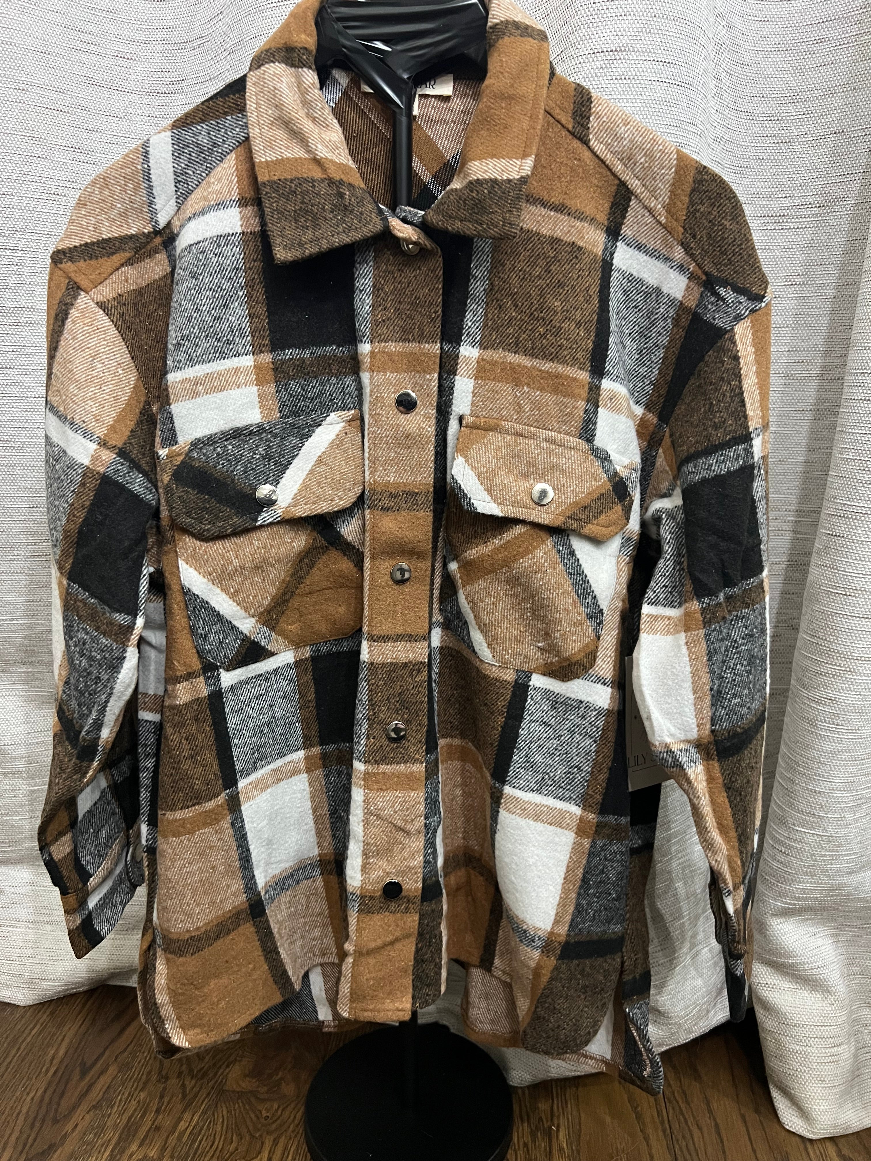 Oversized "Boyfriend" Flannel Shacket