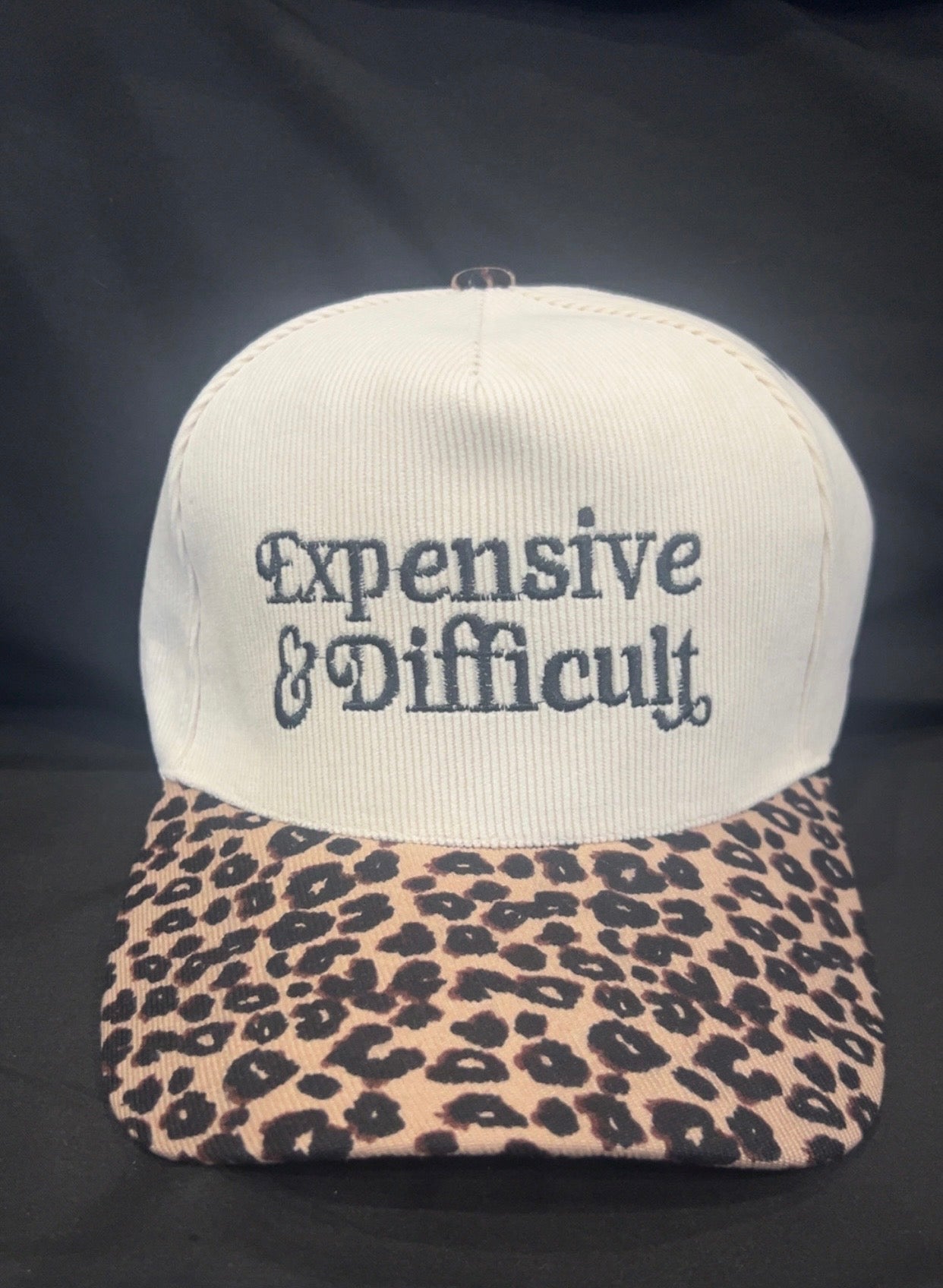 Expensive & Difficult Corduroy Hat - Leopard