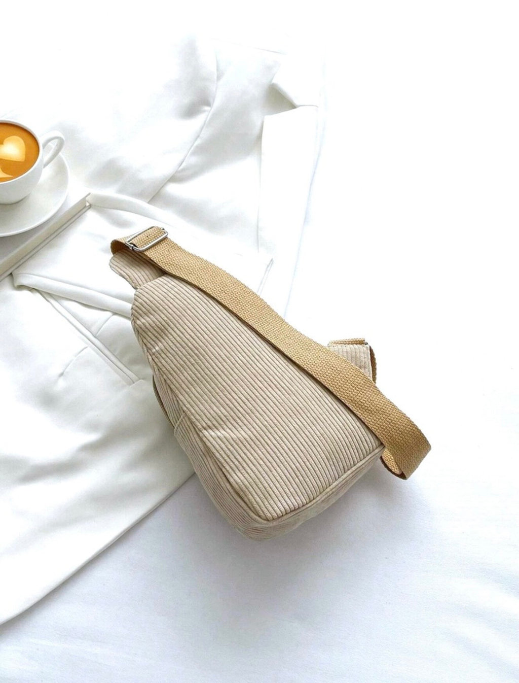 Corduroy Crossbody Bag