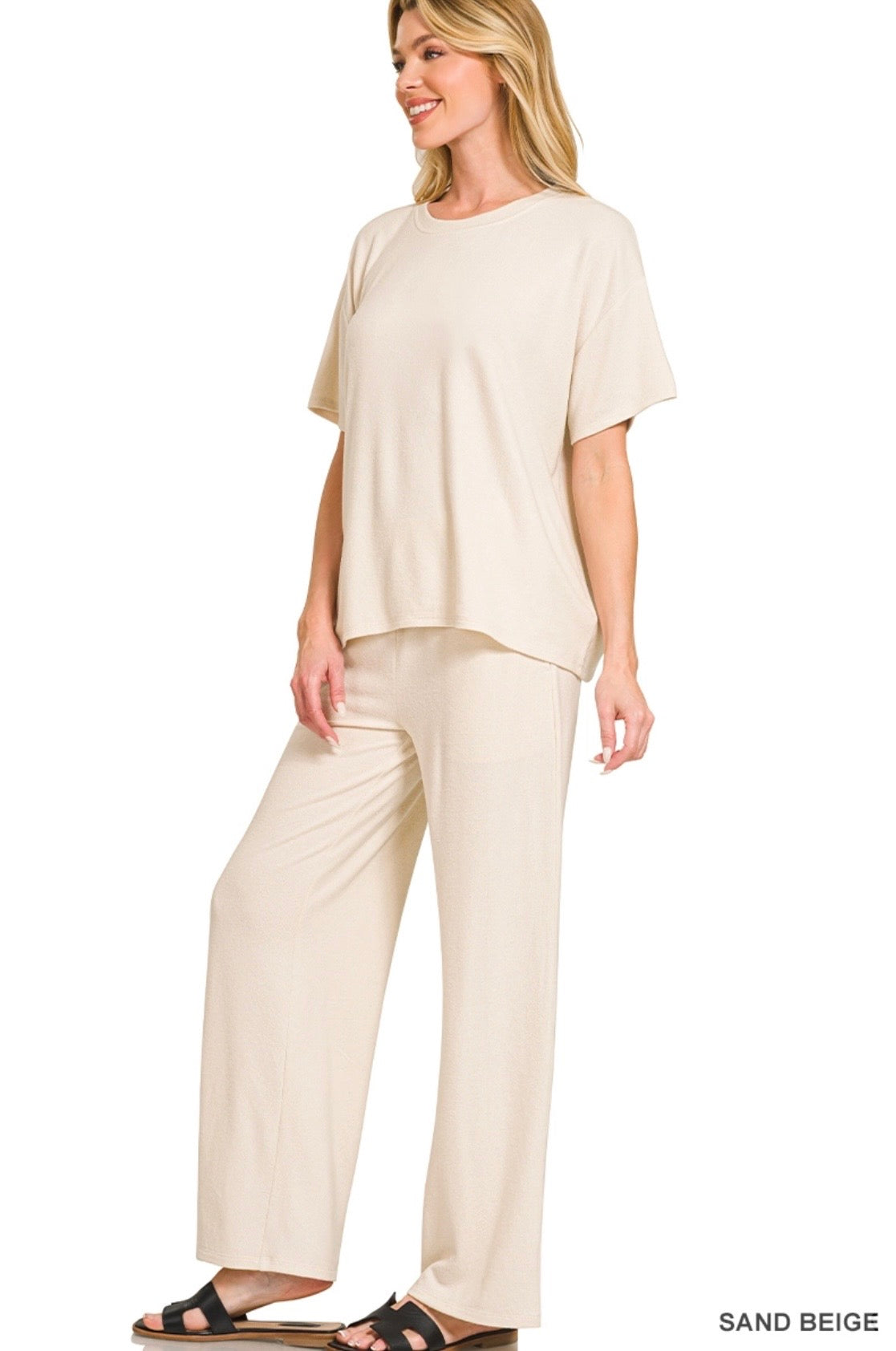 Short Sleeve & Pant Lounge Set