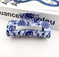 Blue & White Porcelain Pattern Claw Clip
