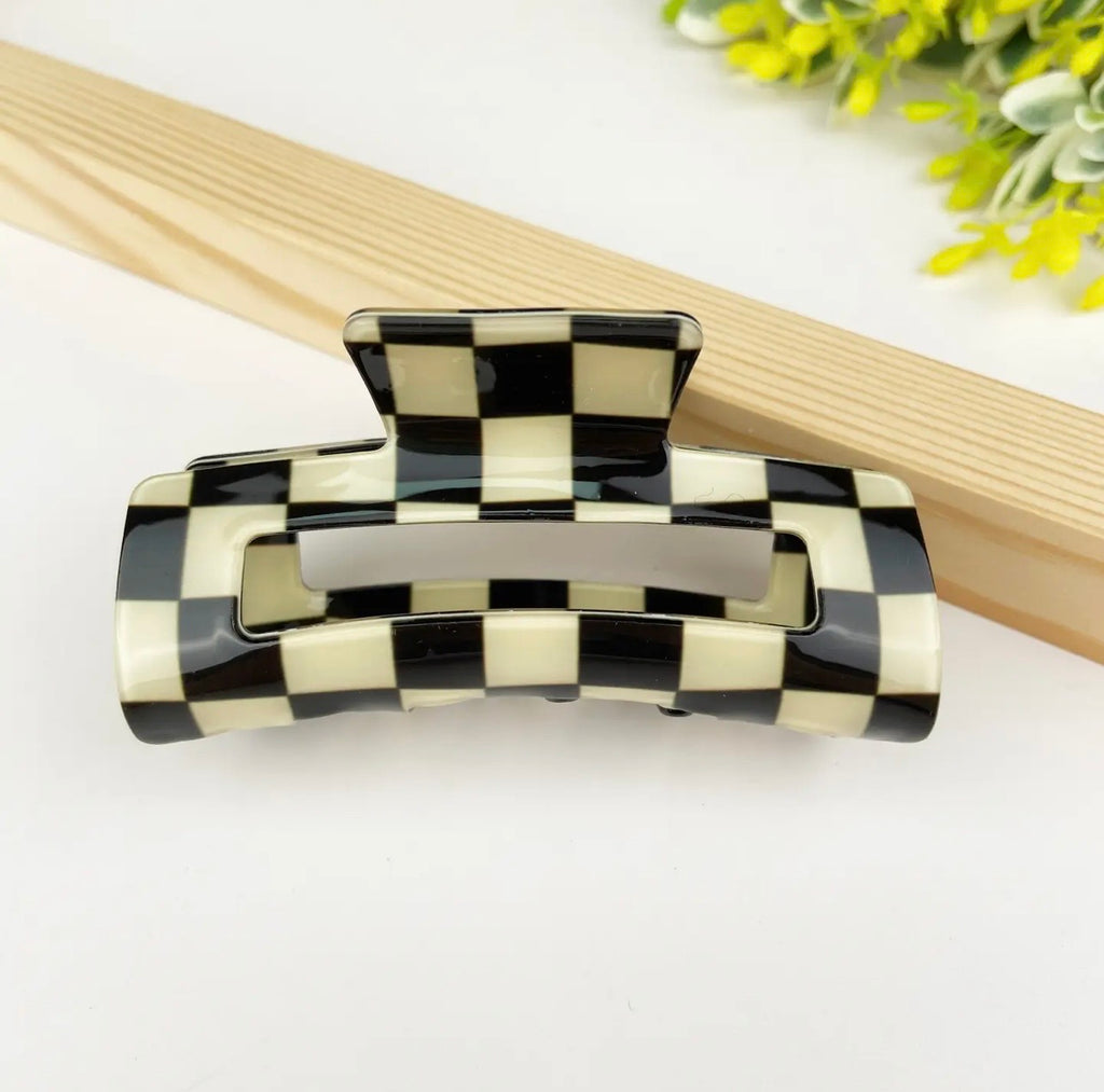 Checkered Claw Clips