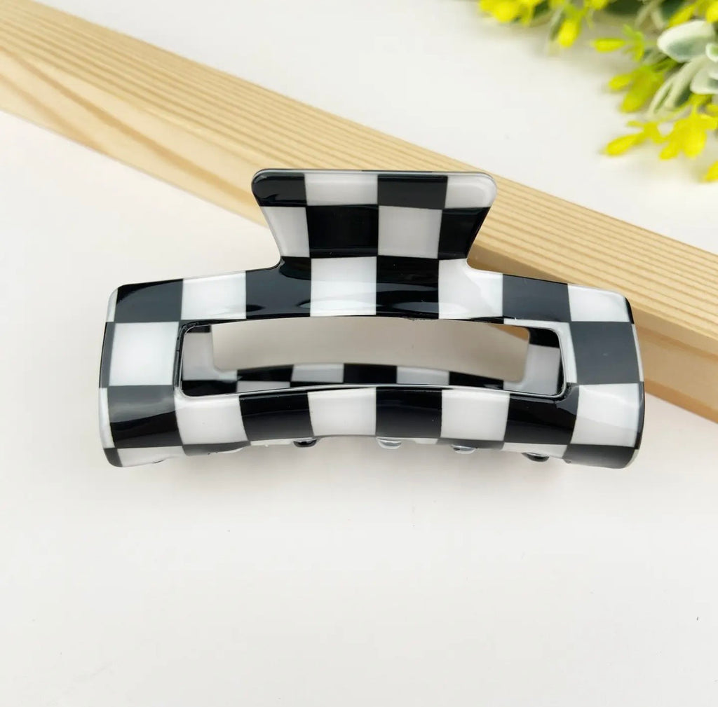 Checkered Claw Clips