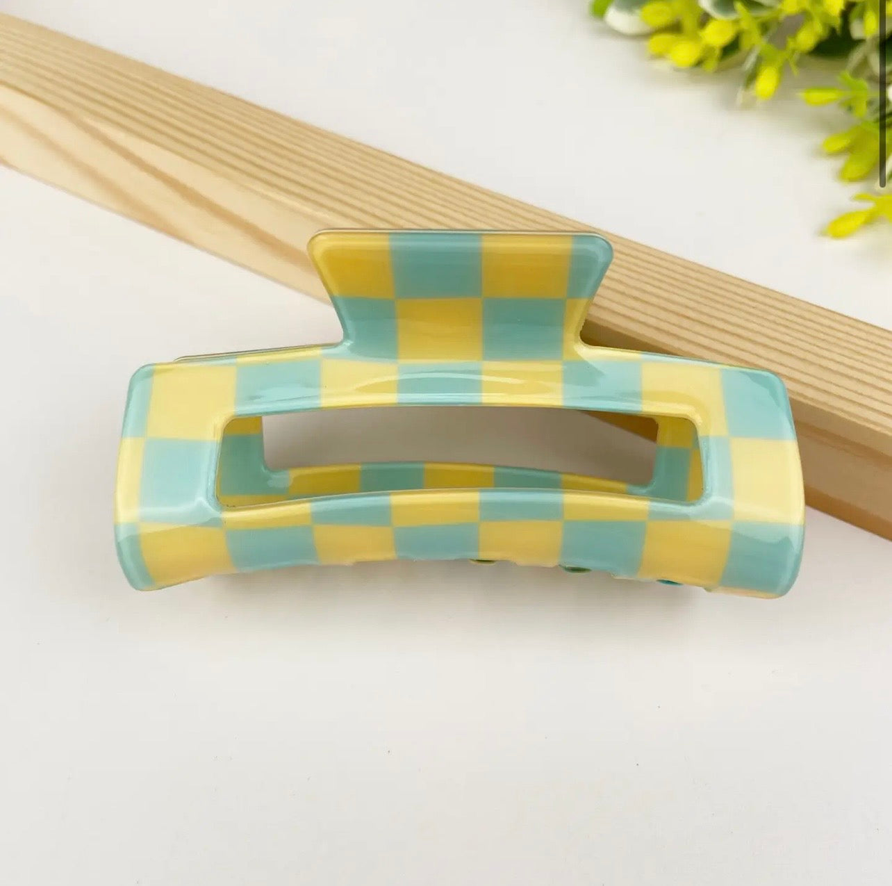 Checkered Claw Clips