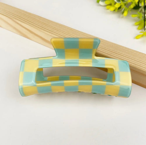 Checkered Claw Clips