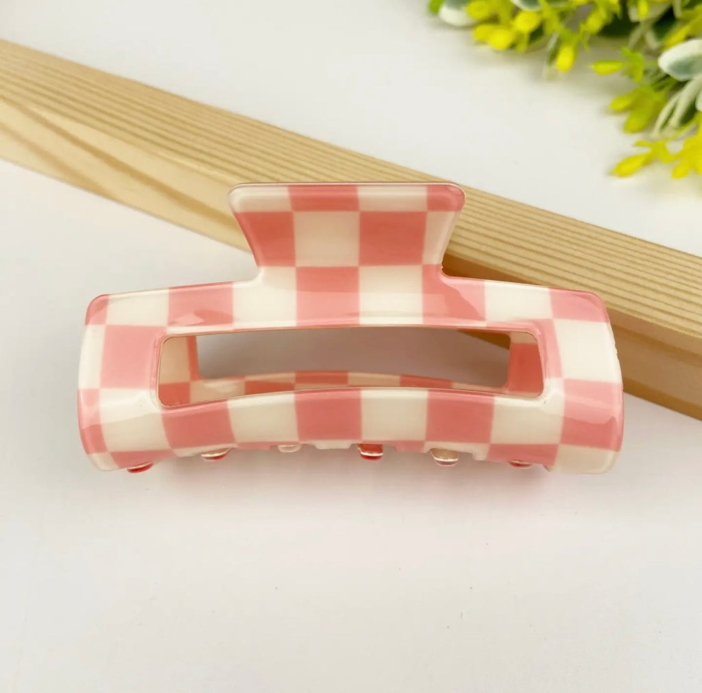 Checkered Claw Clips