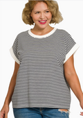 Black & White Striped Tee