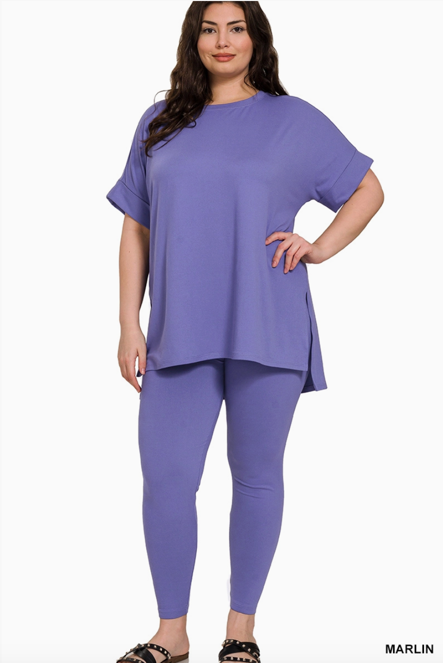 Long Tee & Legging Matching Set