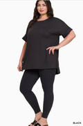 Long Tee & Legging Matching Set